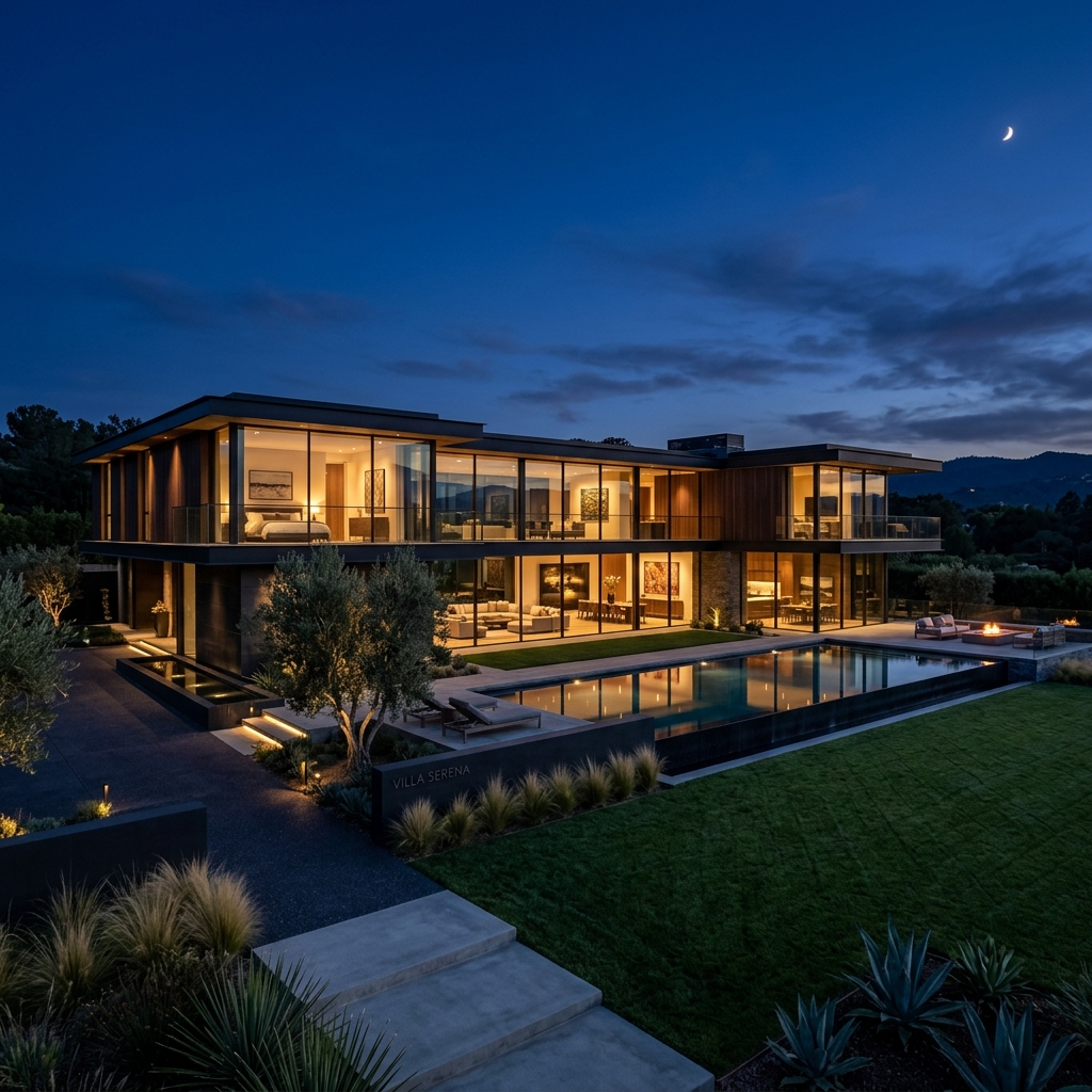 Luxury Residential Architecture represented by Crown Estate Advisors
